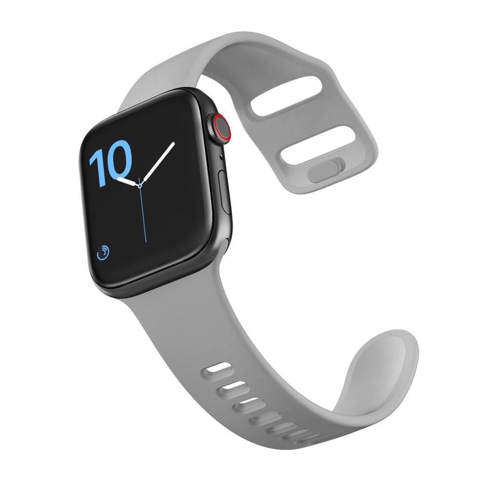 Apple Watch 41mm Series 8 Armband i silikon, grå