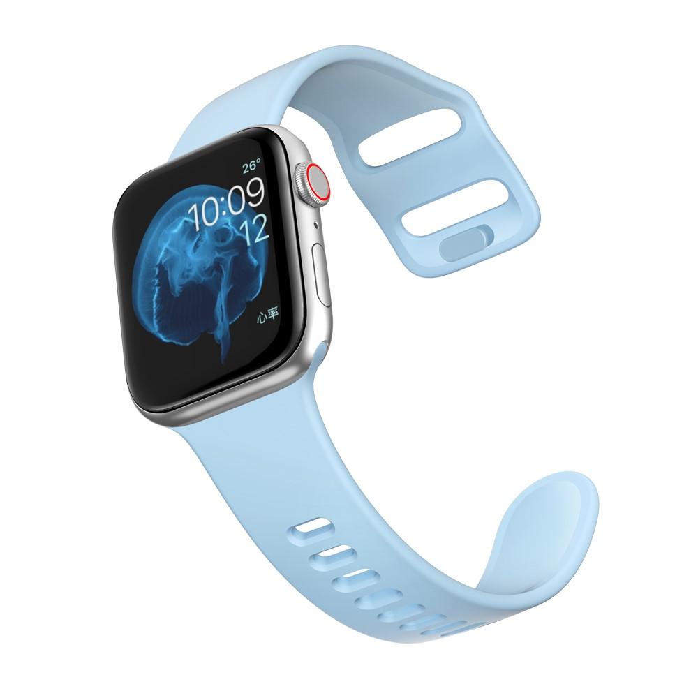 Apple Watch 41mm Series 9 Armband i silikon, ljusblå