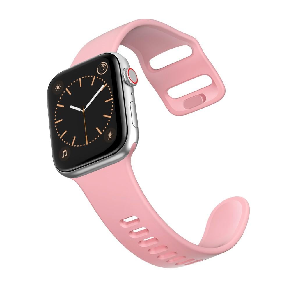 Apple Watch 41mm Series 8 Armband i silikon, rosa