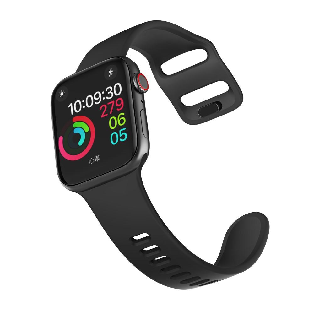 Apple Watch 41mm Series 7 Armband i silikon, svart