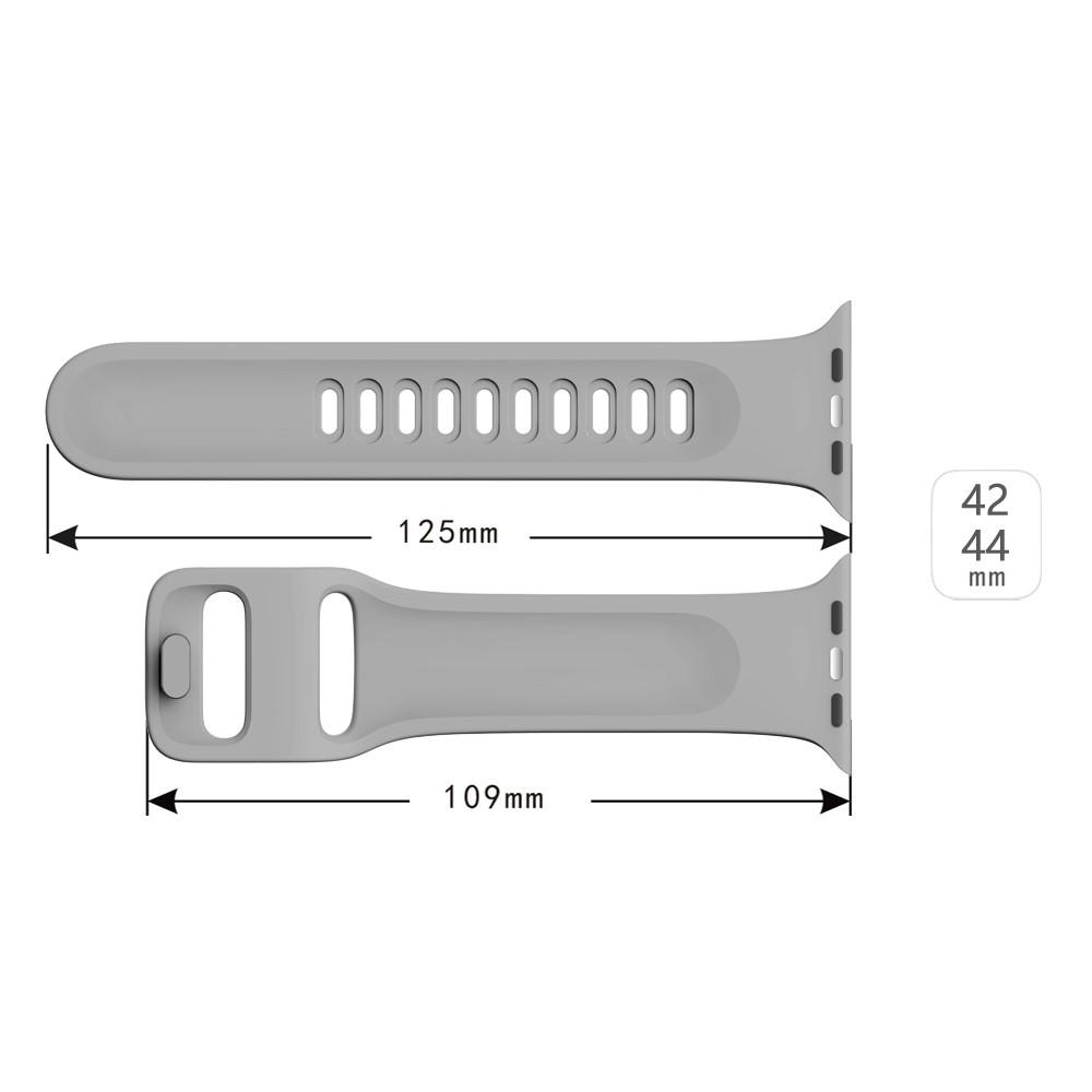 Apple Watch SE 44mm Armband i silikon, grå
