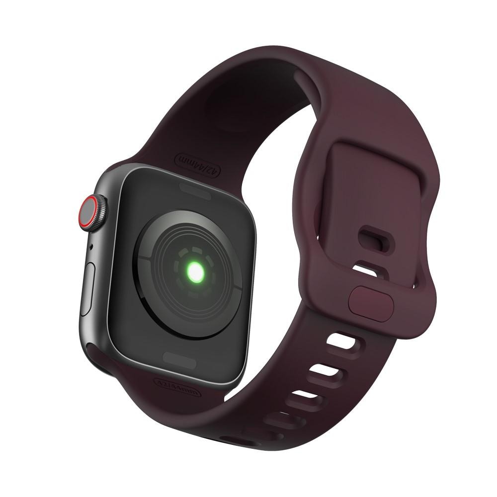 Apple Watch 44mm Armband i silikon, lila