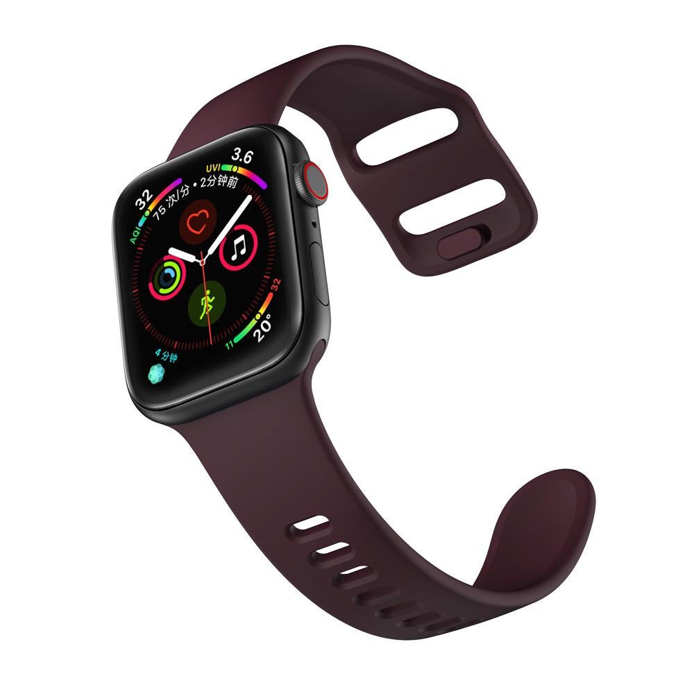 Apple Watch 44mm Armband i silikon, lila
