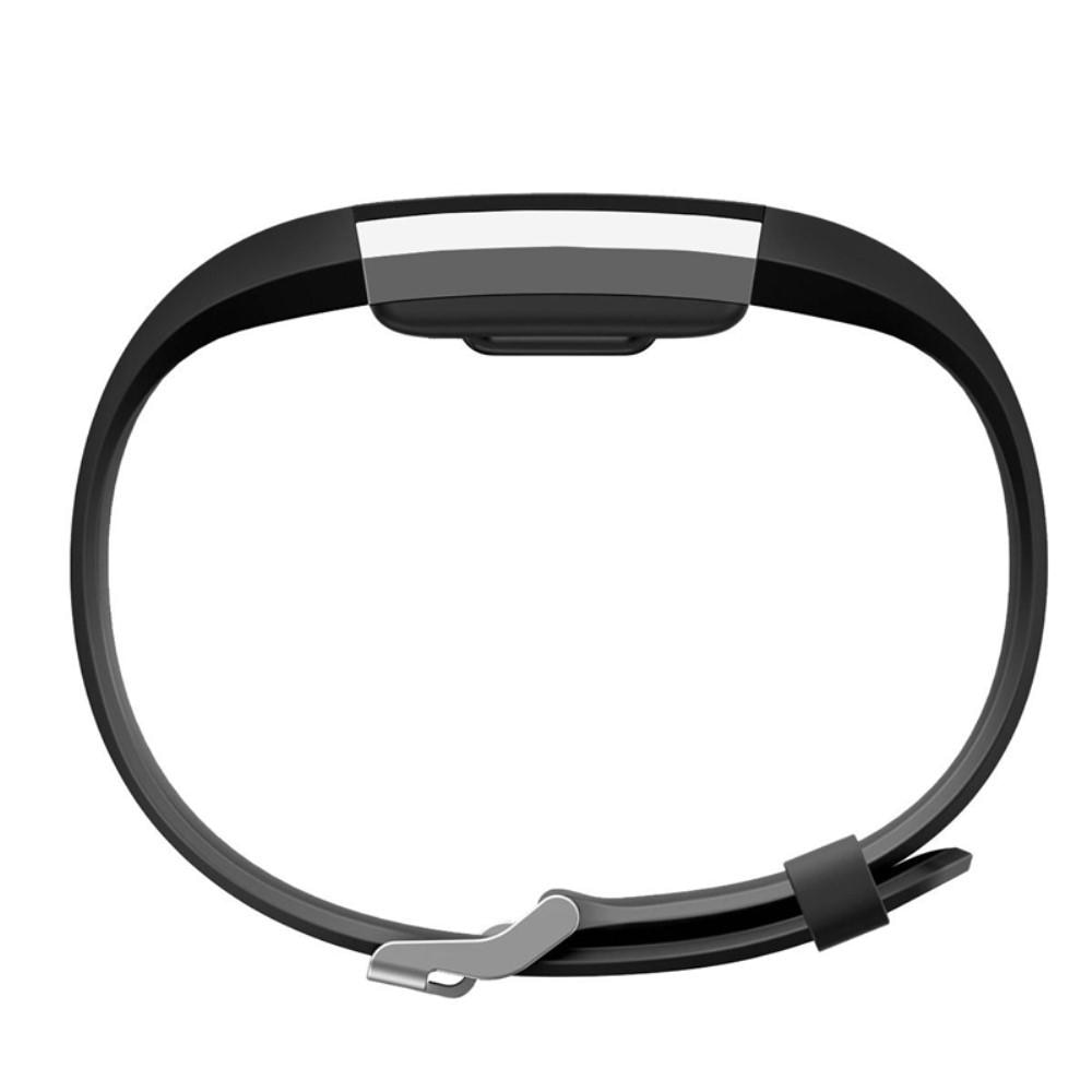 Fitbit Charge 2 Armband i silikon, svart