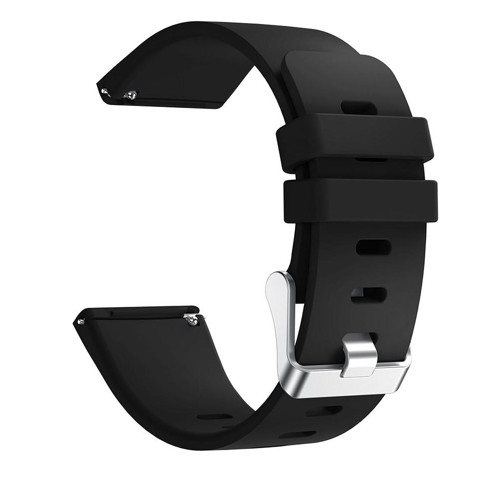 Fitbit Versa/Versa 2 Armband i silikon, svart