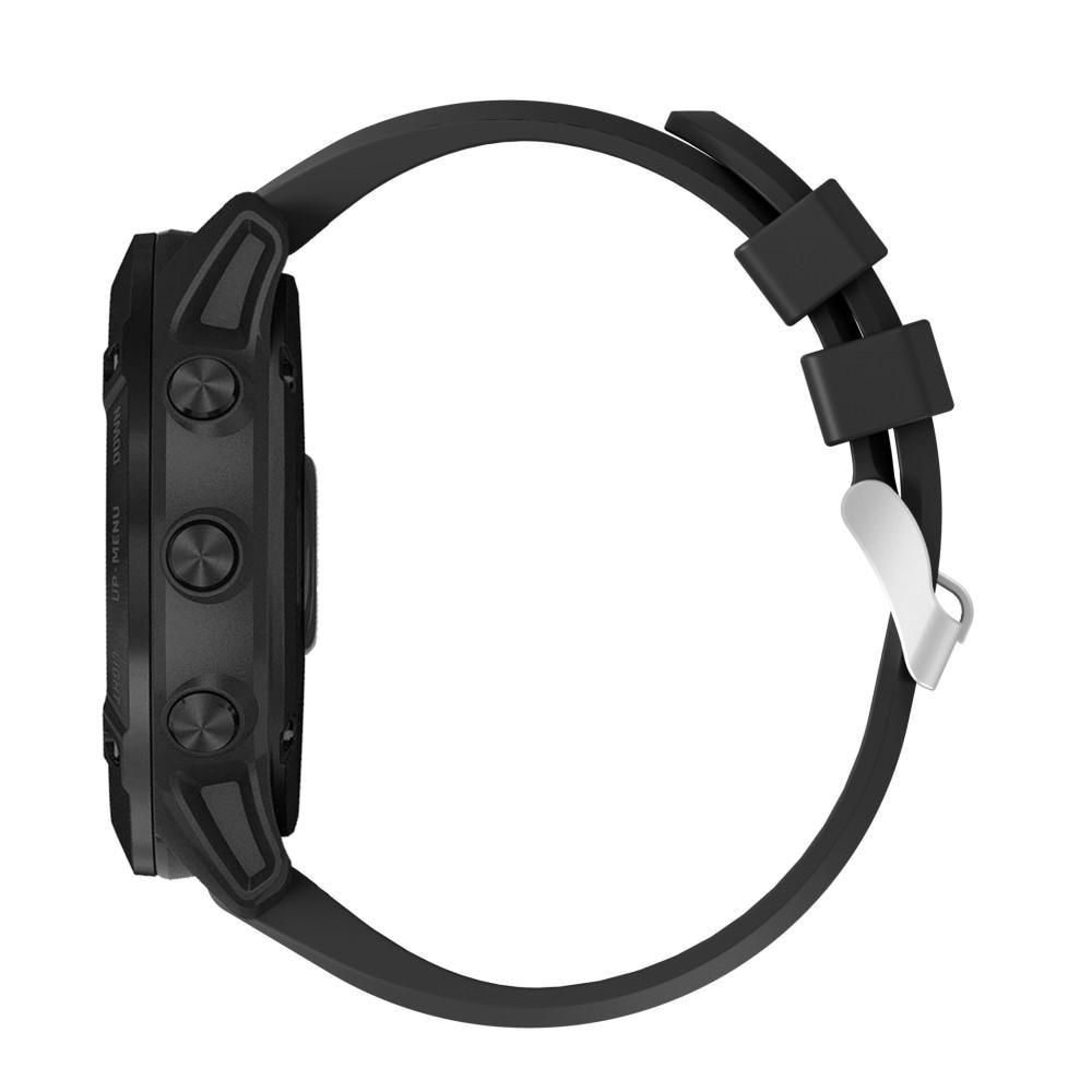 Garmin Fenix 6X Armband i silikon, svart