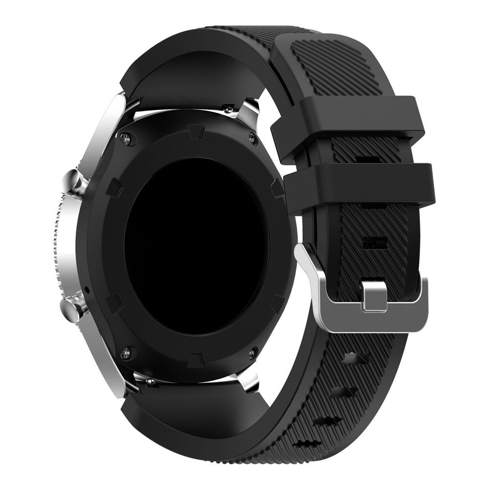 Samsung Gear S3 Classic/S3 Frontier Armband i silikon, svart