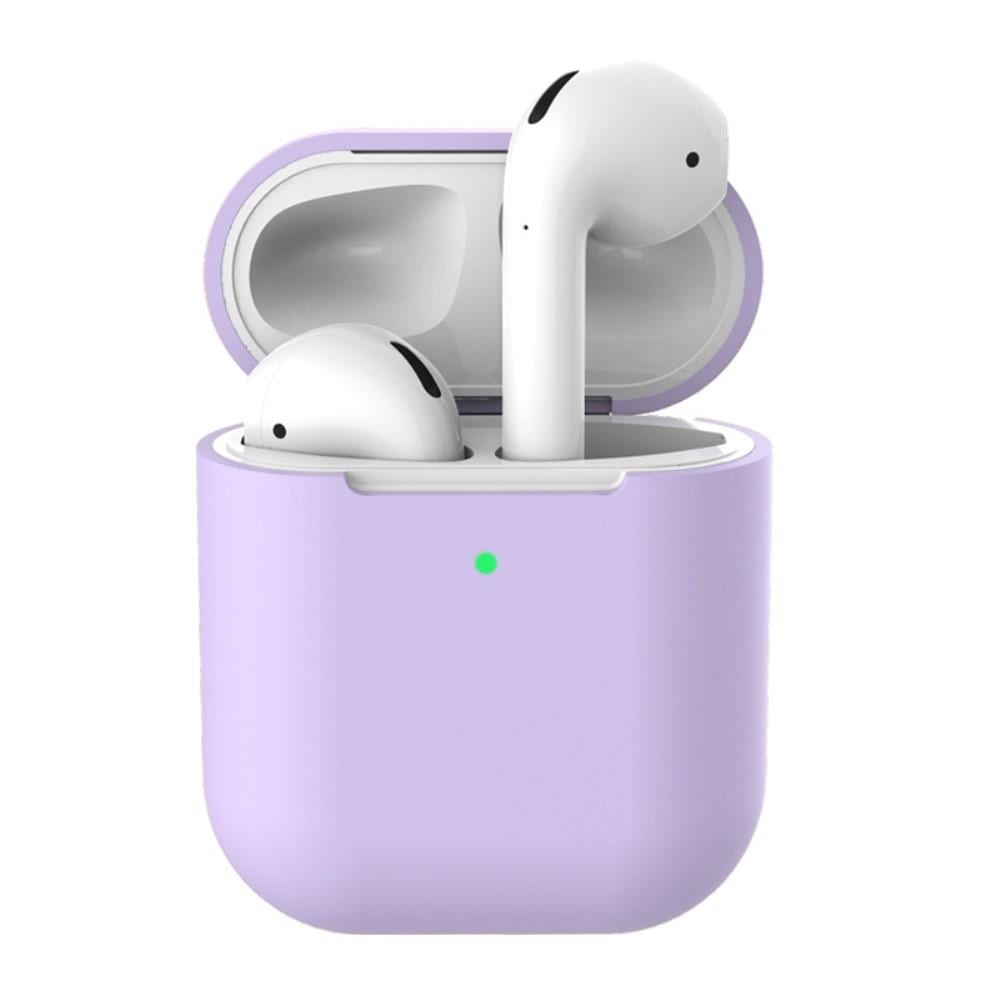 AirPods Tunt silikonskal, lila