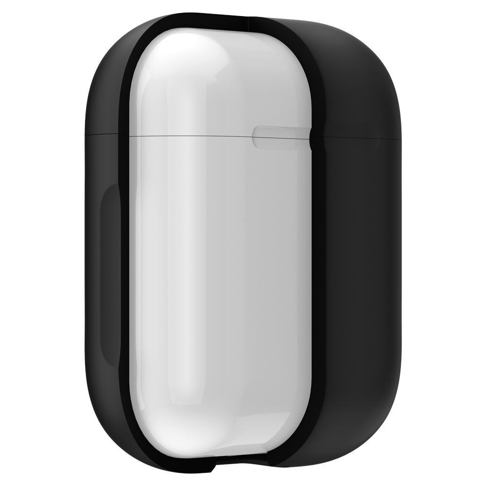 AirPods Silikonskal + karbinhake, svart