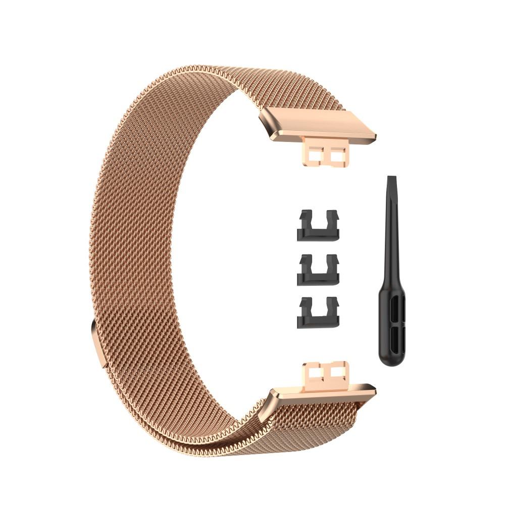 Huawei Watch Fit Armband Milanese Loop, roséguld