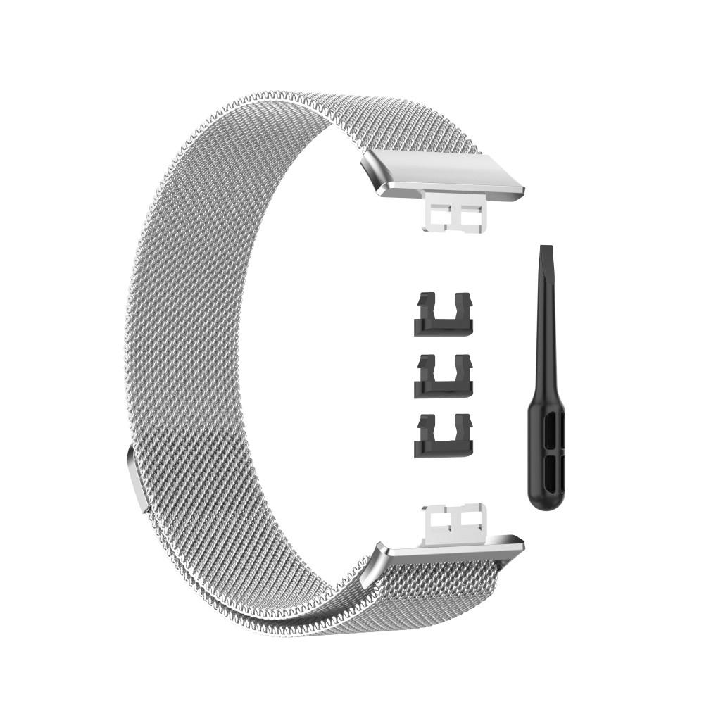 Huawei Watch Fit Armband Milanese Loop, silver