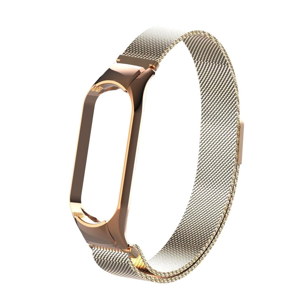 Xiaomi Mi Band 5/6 Armband Milanese Loop, roséguld