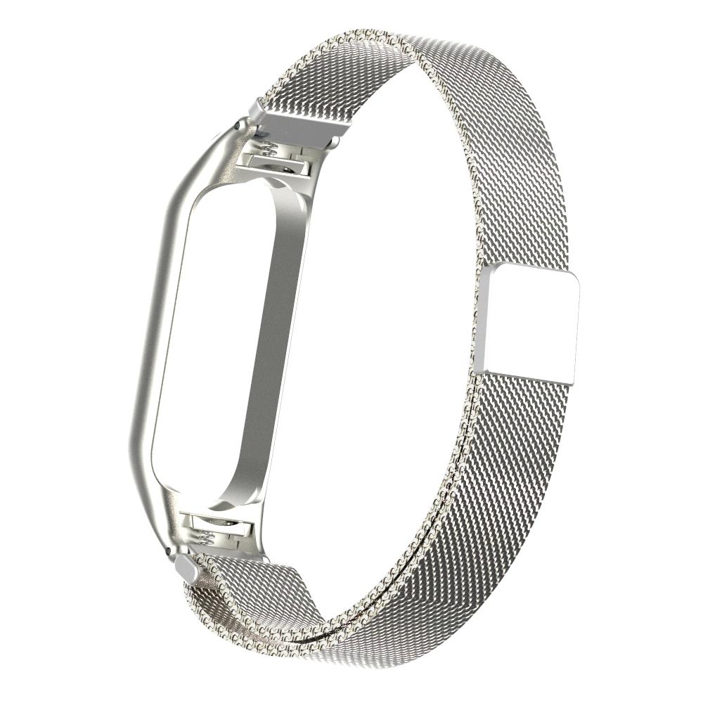 Xiaomi Mi Band 5/6 Armband Milanese Loop, silver