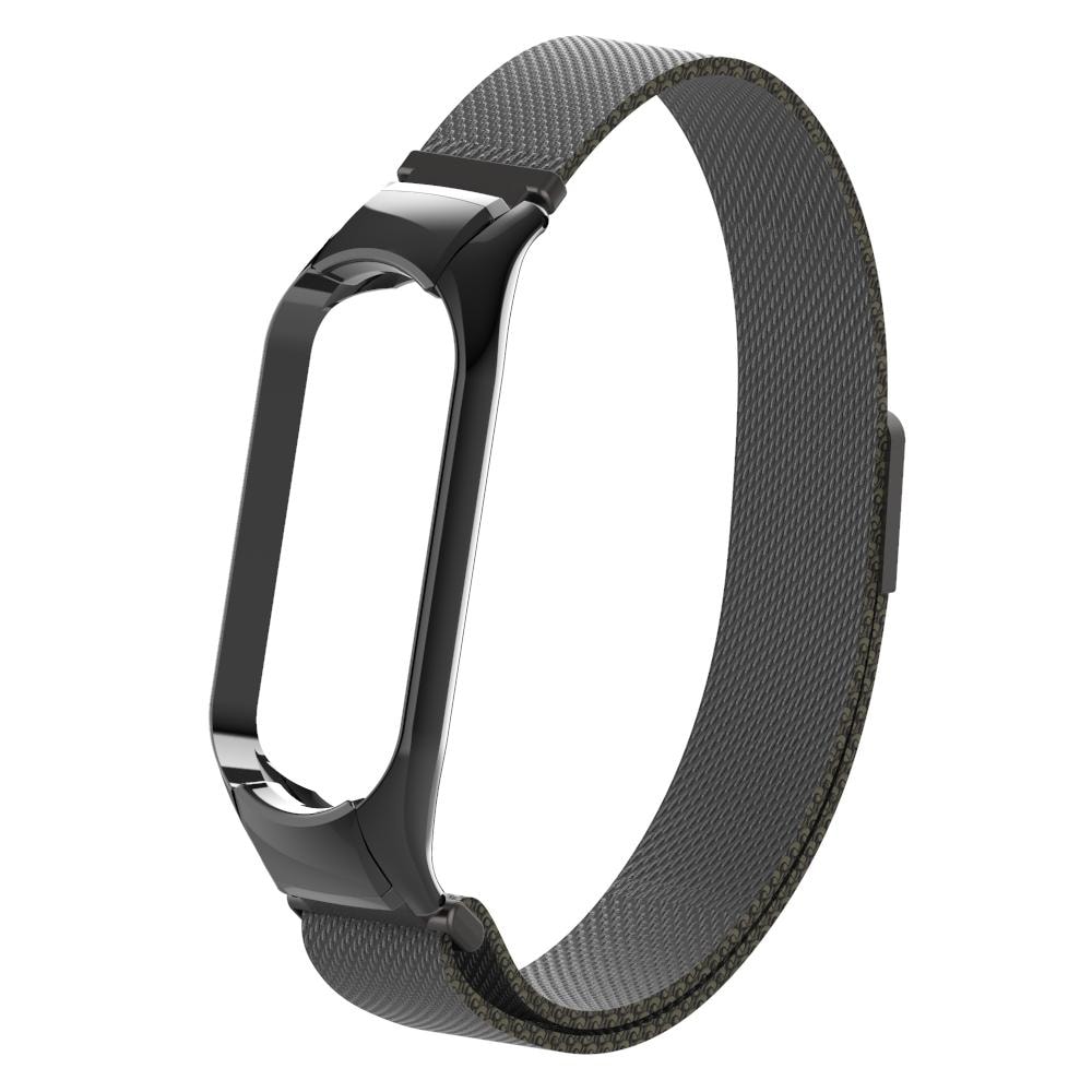 Xiaomi Mi Band 5/6 Armband Milanese Loop, svart