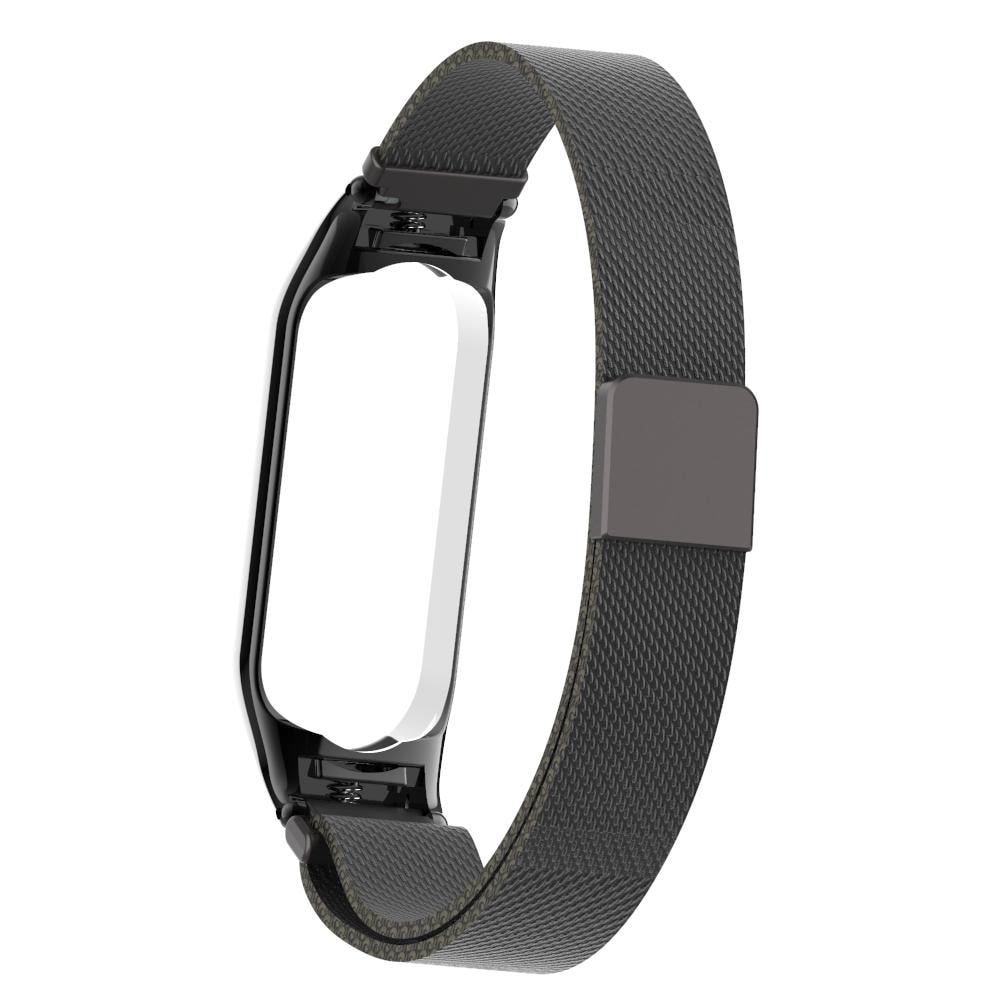 Xiaomi Mi Band 5/6 Armband Milanese Loop, svart