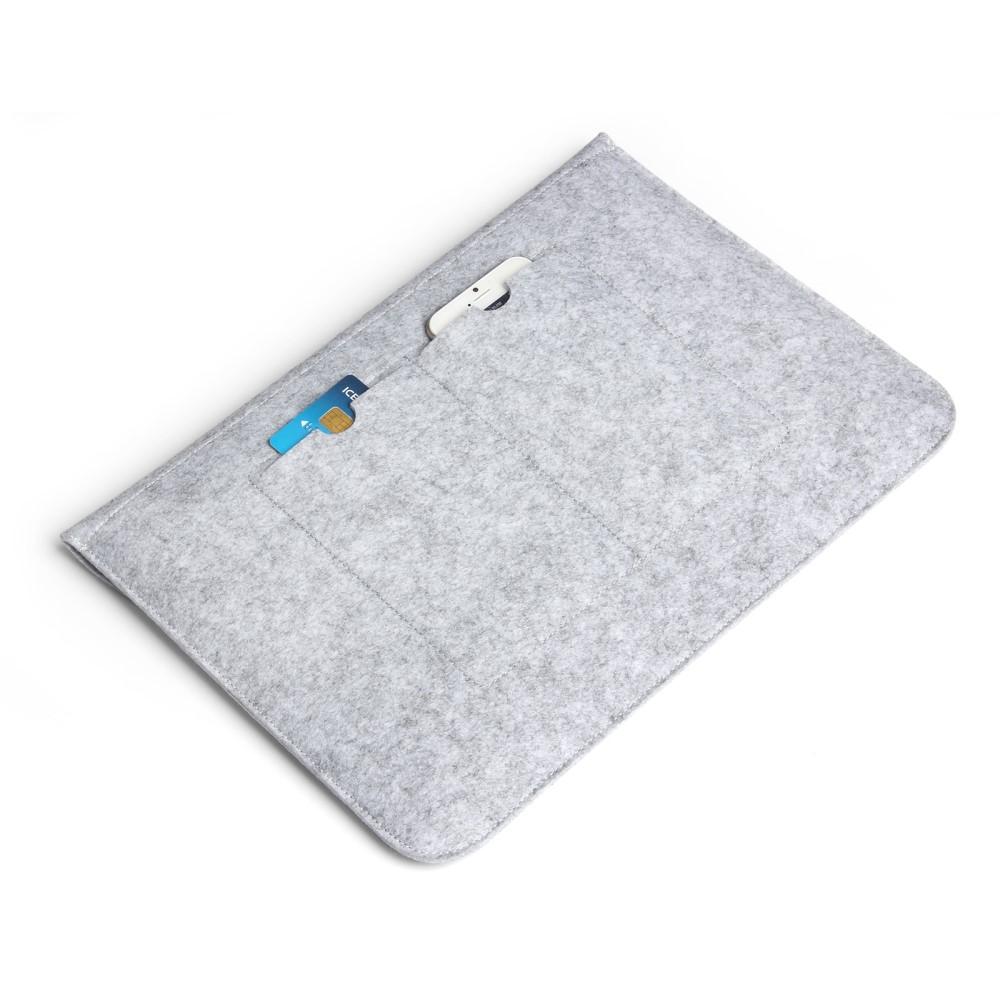 Laptopfodral i filt 13", grå