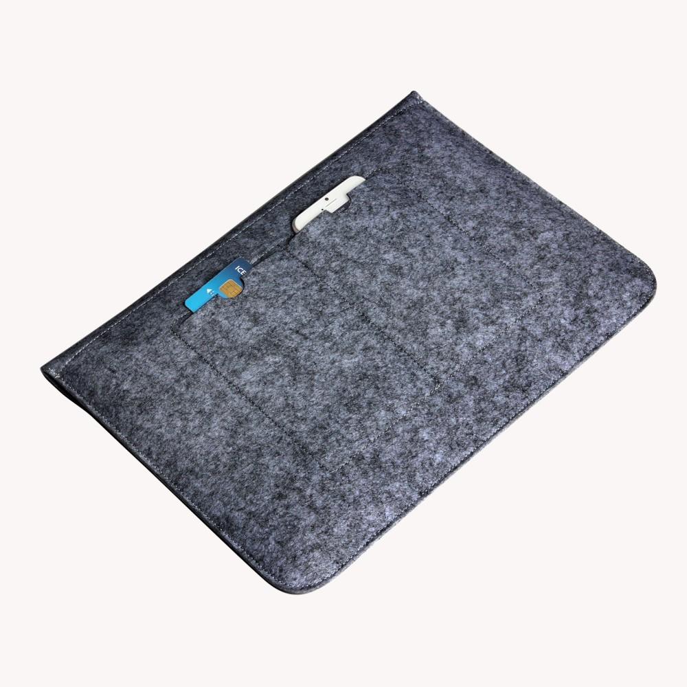 Laptopfodral i filt 13", mörkgrå