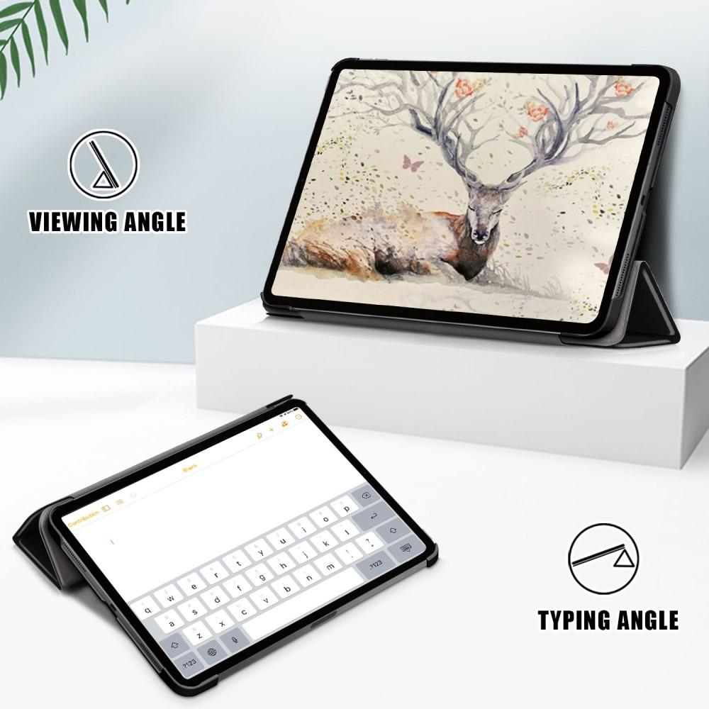 Apple iPad Air 10.9 5th Gen (2022) Tri-Fold Fodral, Flerfärgad/Mönster