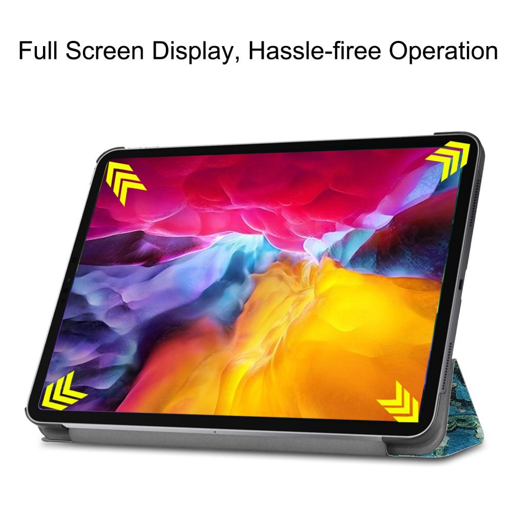 Apple iPad Pro 11 4th Gen (2022) Tri-Fold Fodral, Flerfärgad/Mönster