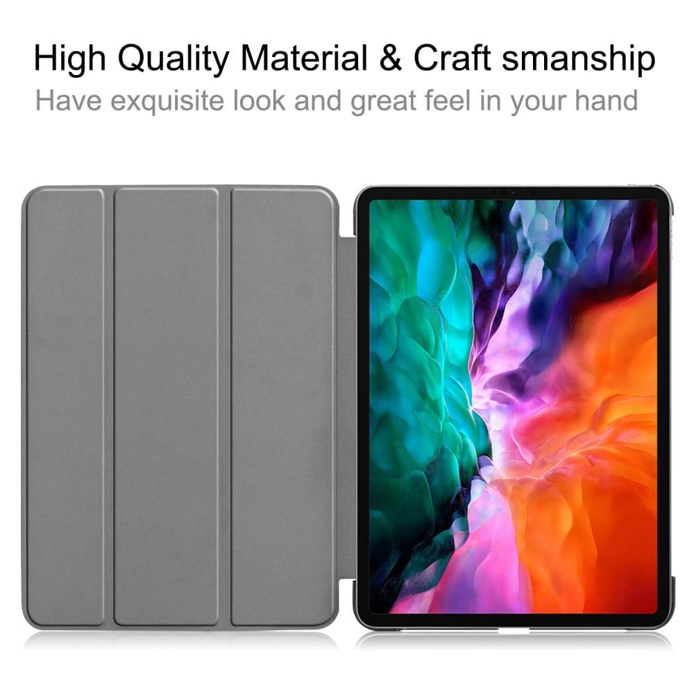 iPad Pro 12.9 5th Gen (2021) Tri-Fold Fodral, svart