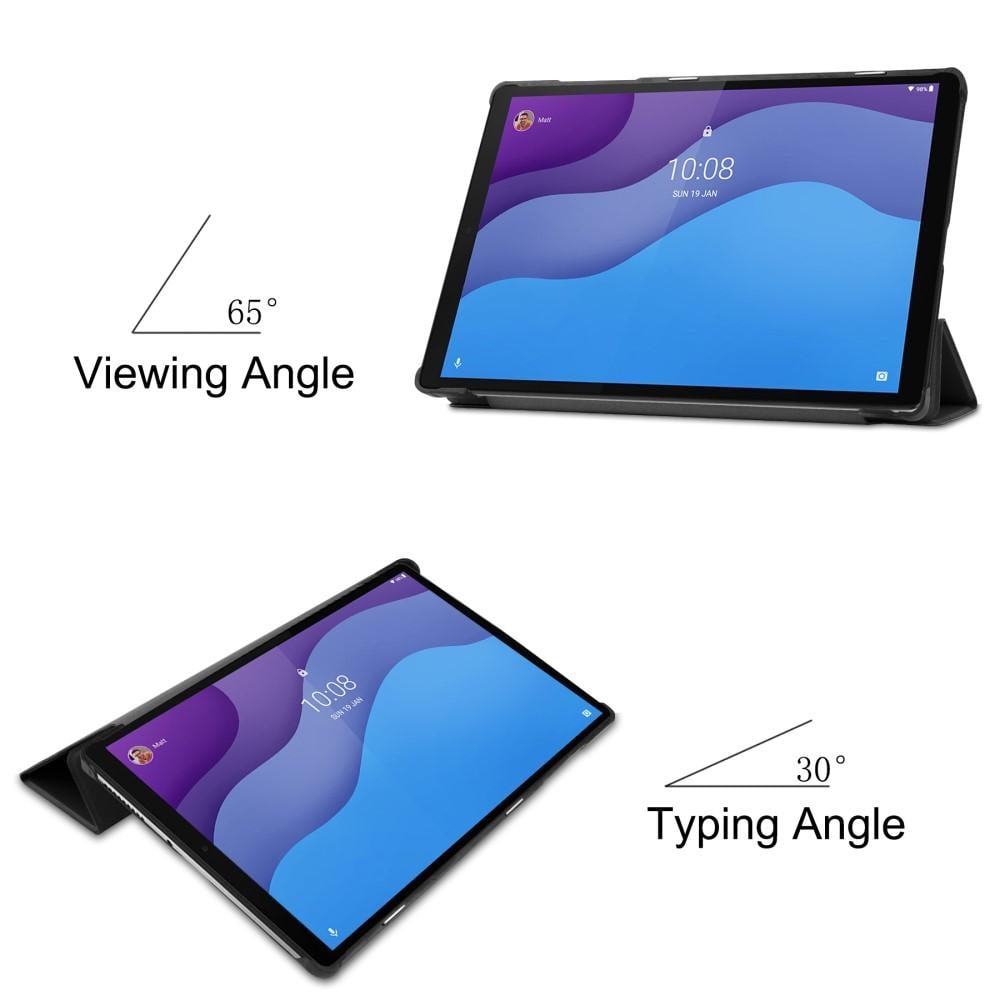 Lenovo Tab M10 HD (2nd Gen) Tri-Fold Fodral, svart