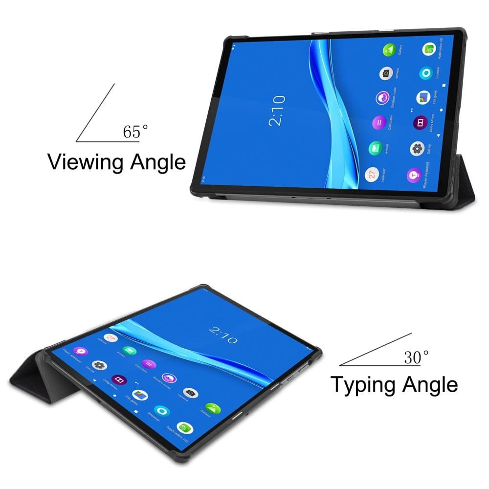 Lenovo Tab M10 FHD Plus (2nd Gen) 10.3 Tri-Fold Fodral, Flerfärgad/Mönster
