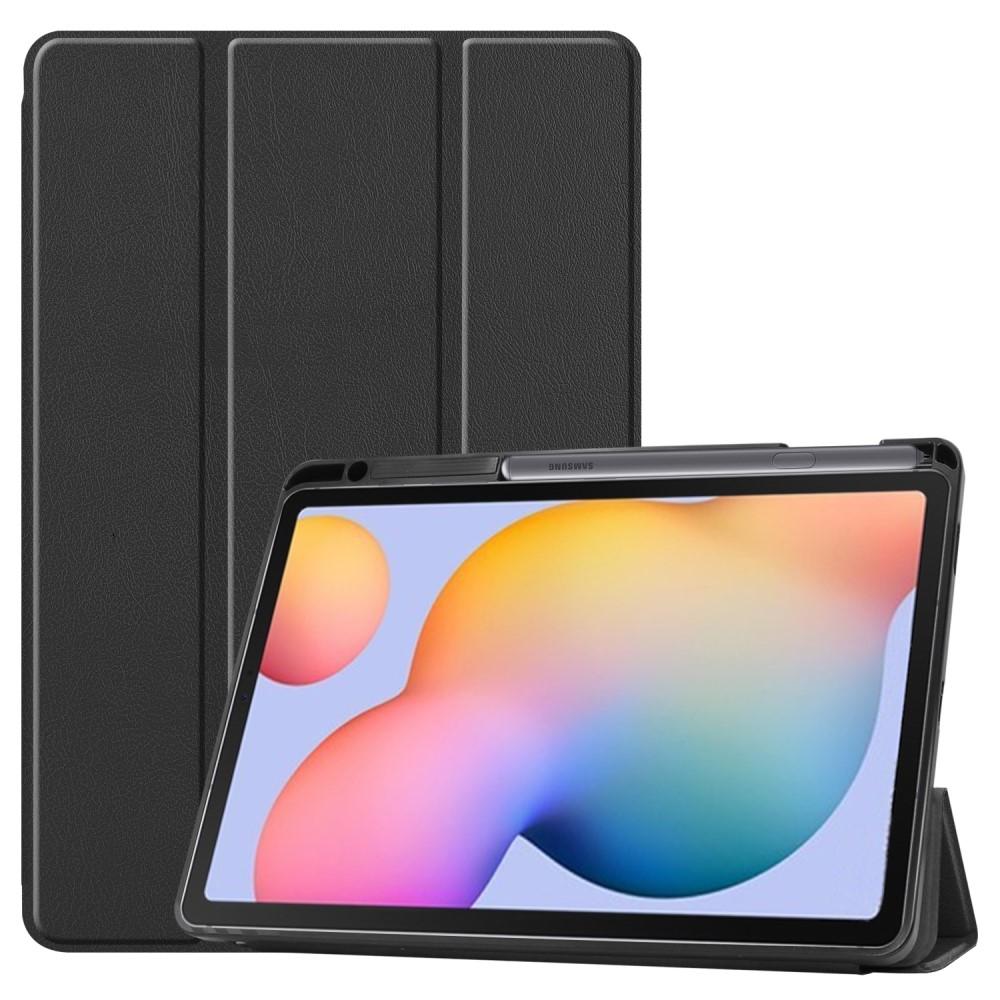 Galaxy Tab S6 Lite 10.4 Tri-fold Fodral med pennhållare, svart