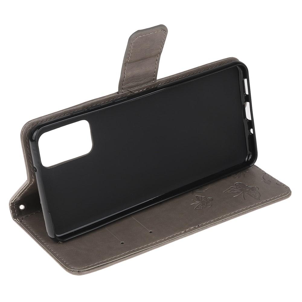 Samsung Galaxy S20 FE Mobilfodral med fjärilar, Grå