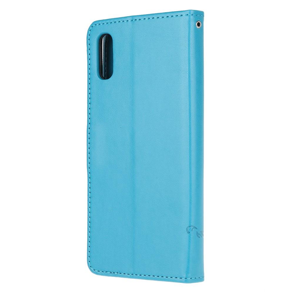 Samsung Galaxy Xcover 5 Mobilfodral med fjärilar, Blå