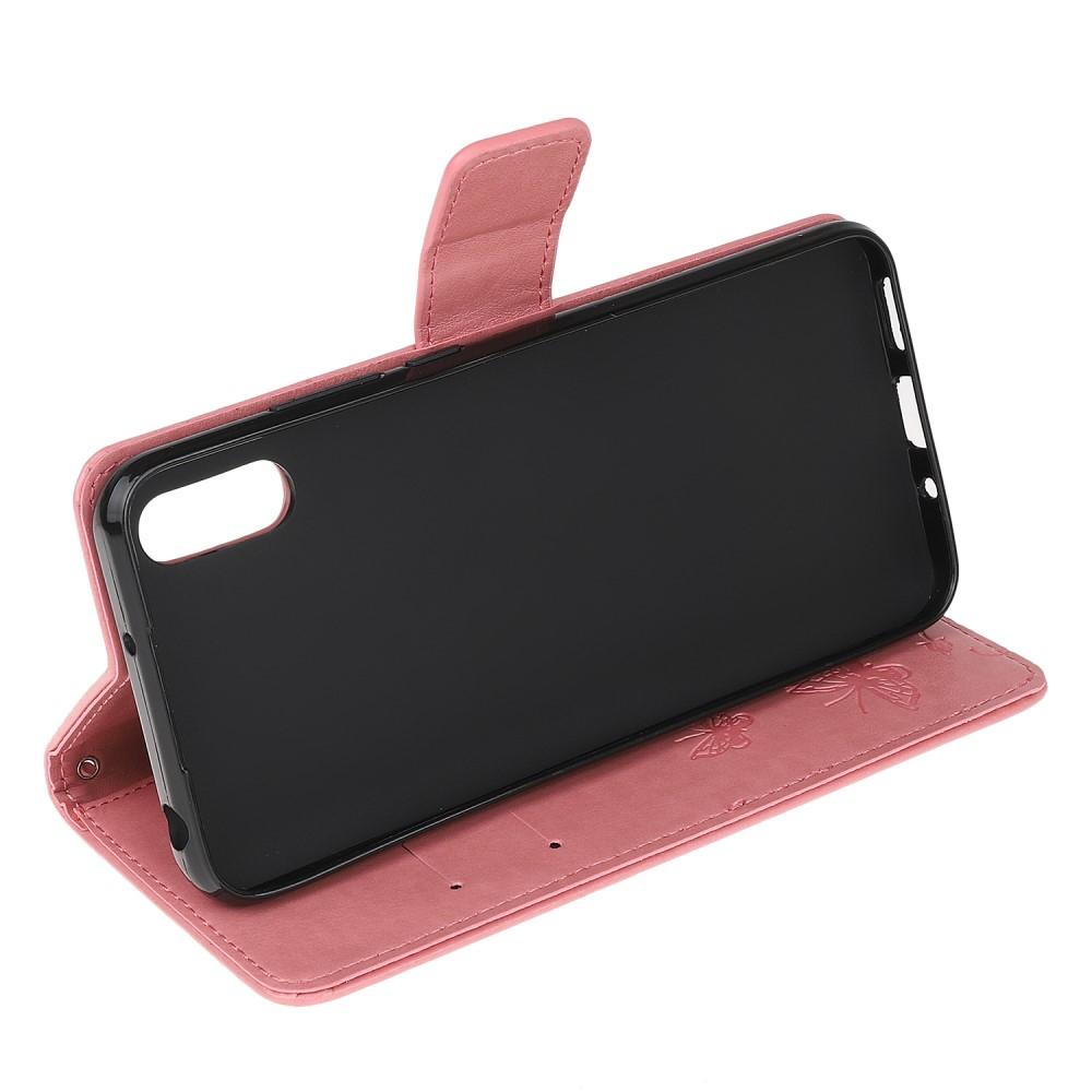Samsung Galaxy Xcover 5 Mobilfodral med fjärilar, Rosa