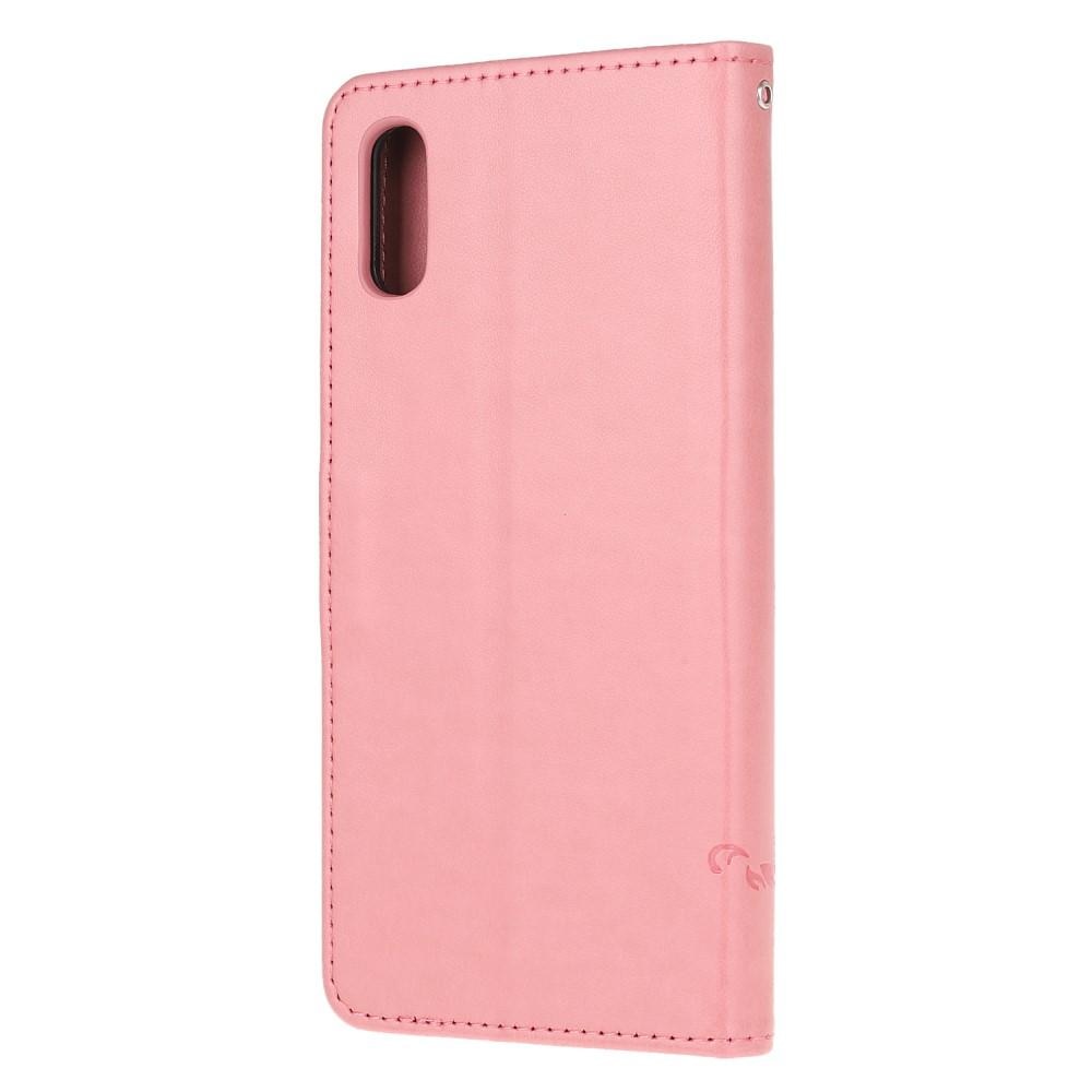 Samsung Galaxy Xcover 5 Mobilfodral med fjärilar, rosa