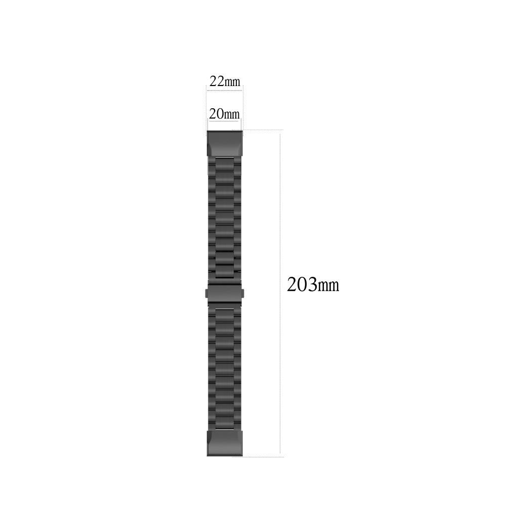 Garmin Forerunner 955 Stilrent länkarmband i metall, svart