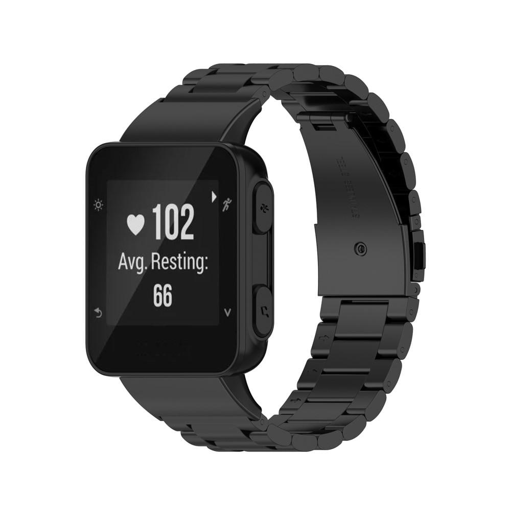 Garmin Forerunner 35 Stilrent länkarmband i metall, Svart