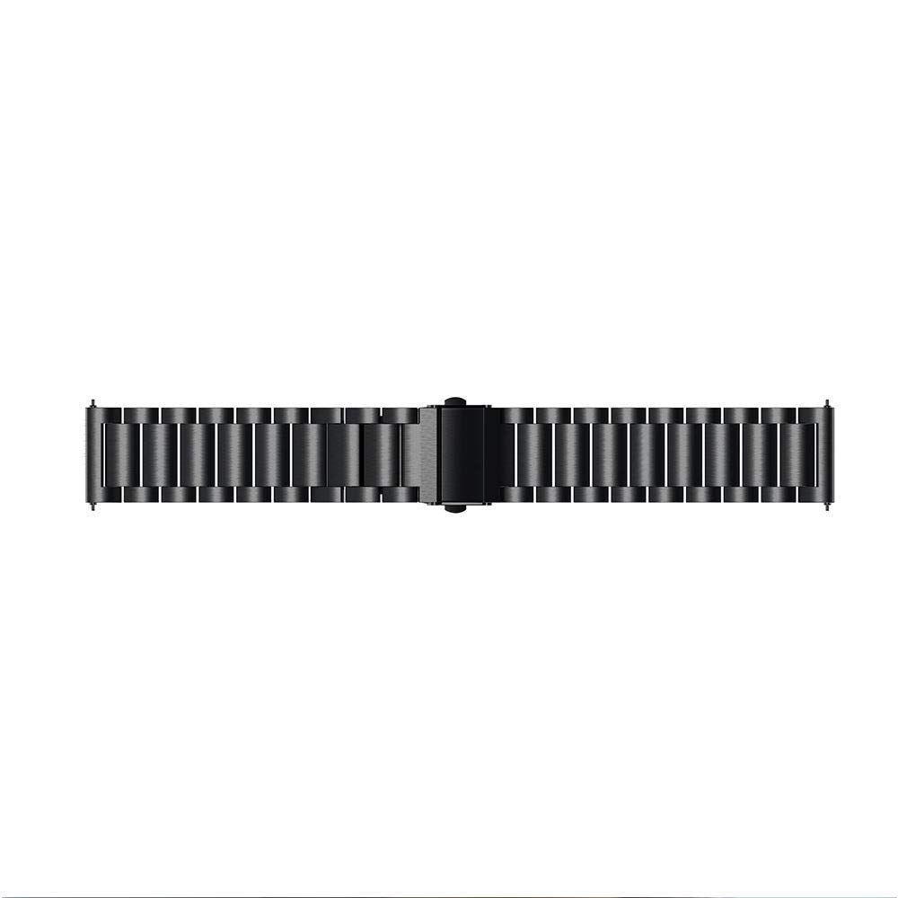 Samsung Galaxy Watch 4 40mm/Classic 42mm Stilrent länkarmband i metall, svart