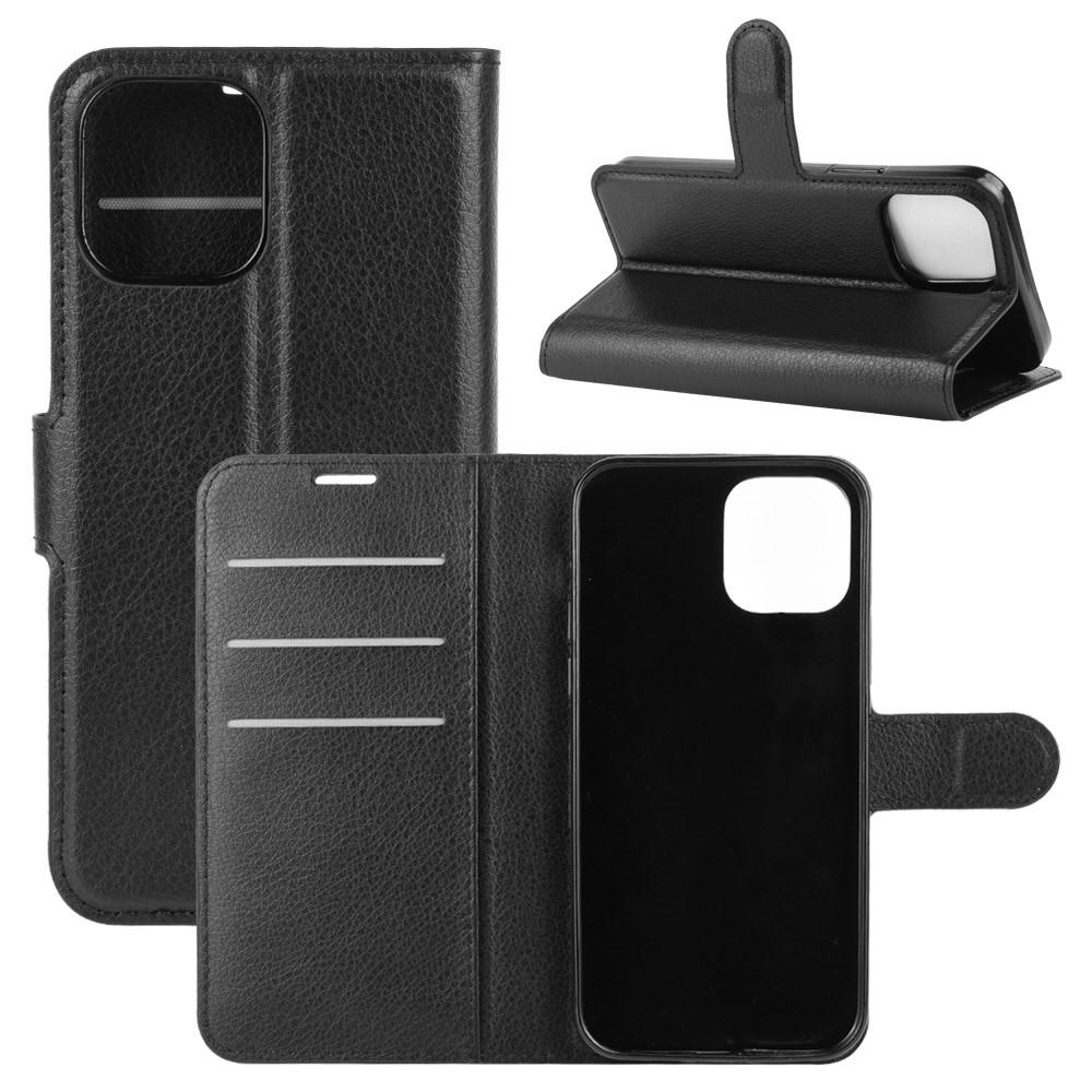 iPhone 12/12 Pro Enkelt mobilfodral, svart