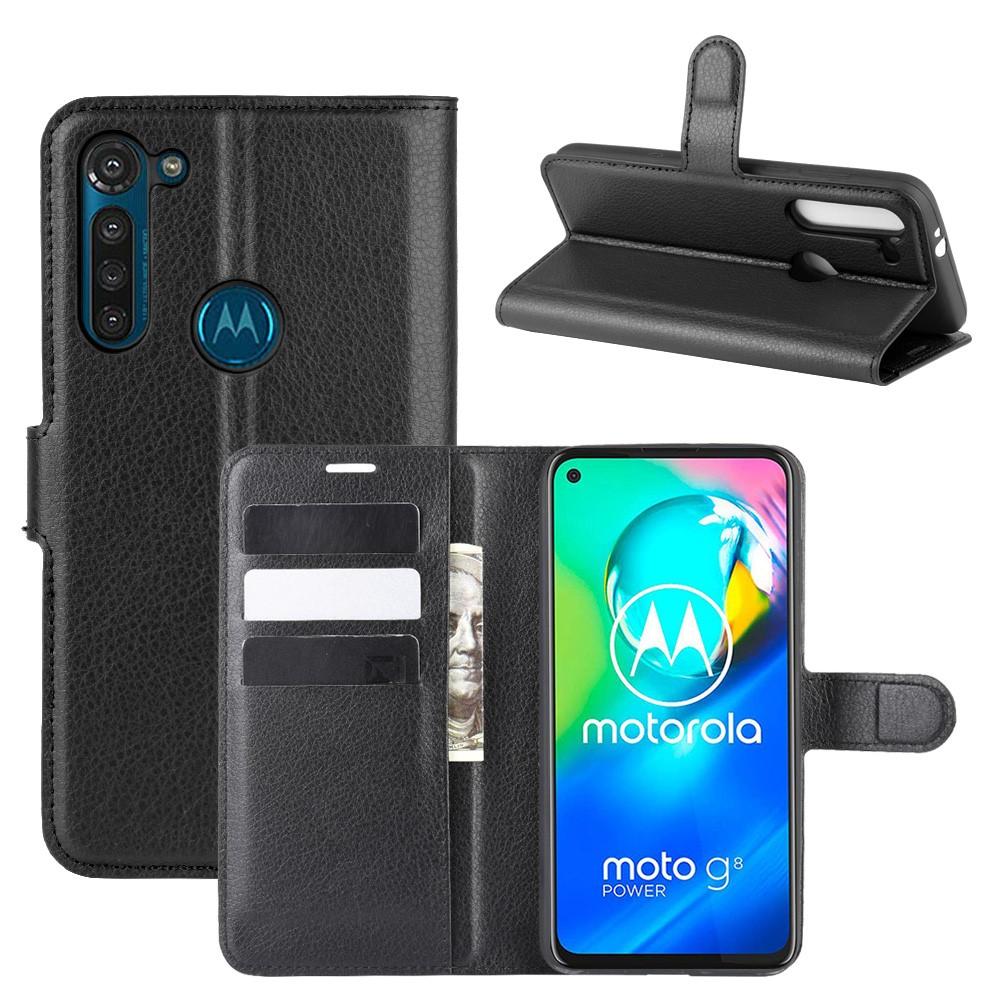 Motorola Moto G8 Power Enkelt mobilfodral, svart