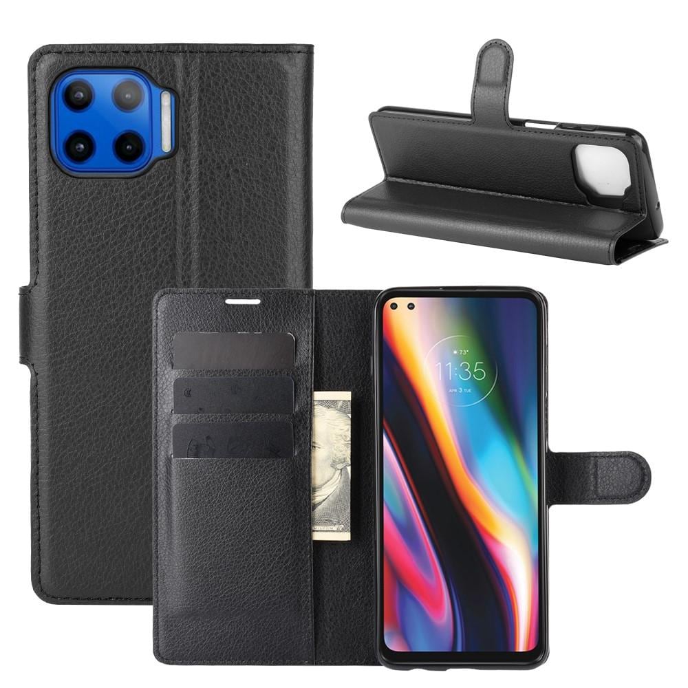 Motorola Moto G Plus 5G Enkelt mobilfodral, Svart