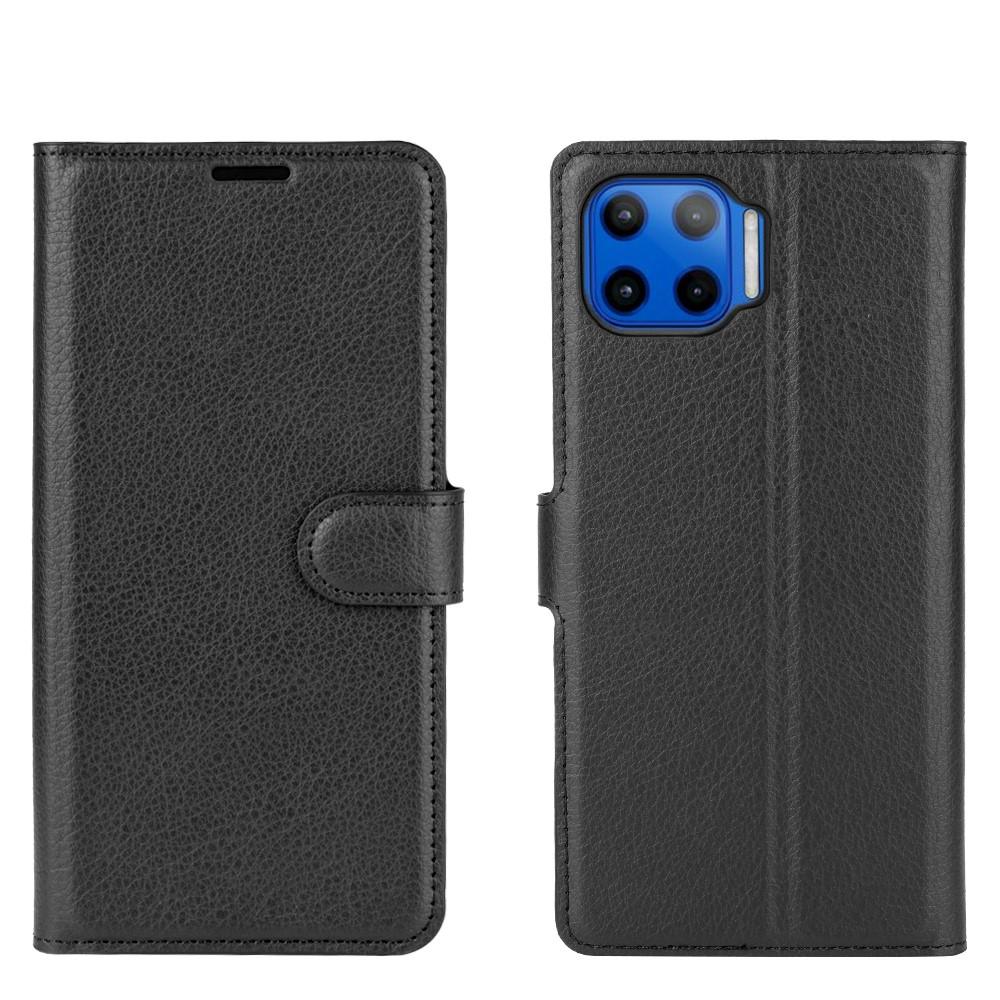Motorola Moto G Plus 5G Enkelt mobilfodral, Svart