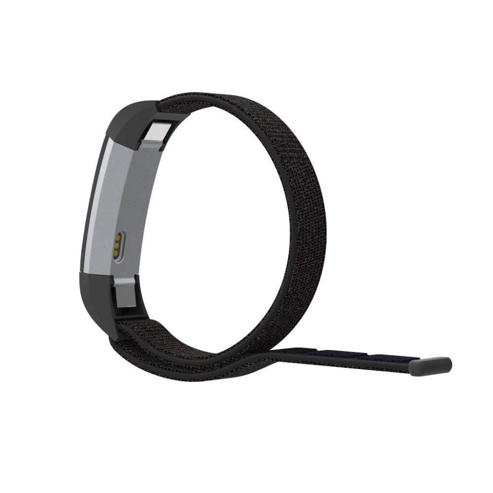 Fitbit Alta HR/Alta Armband i nylon, Svart