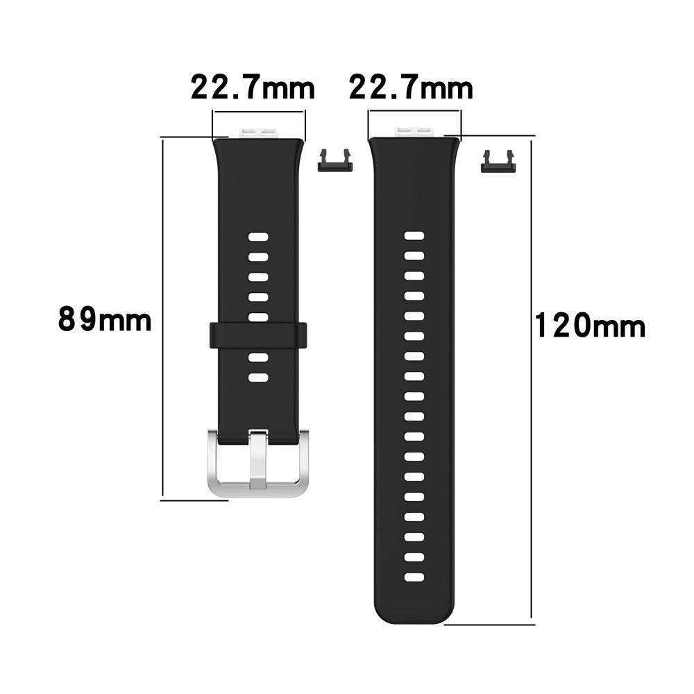Huawei Watch Fit Armband i silikon, svart