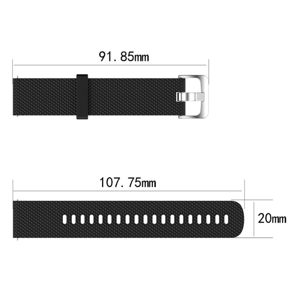 Polar Ignite Armband i silikon, svart