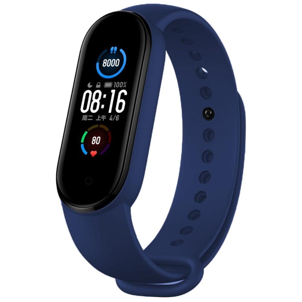 Xiaomi Mi Band 5/6 Armband i silikon, blå