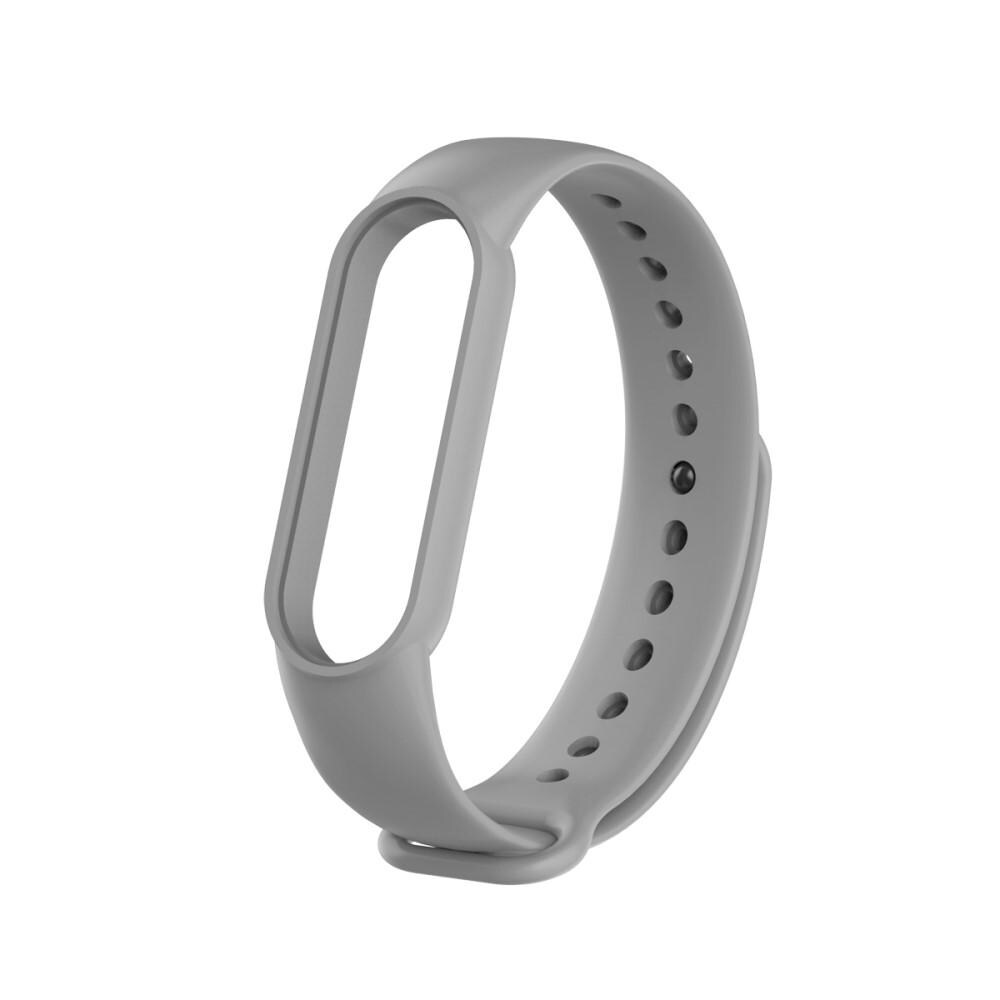 Xiaomi Mi Band 5/Mi Band 6 Armband i silikon, Grå