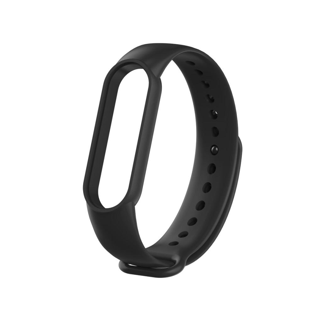 Xiaomi Mi Band 5/6 Armband i silikon, svart