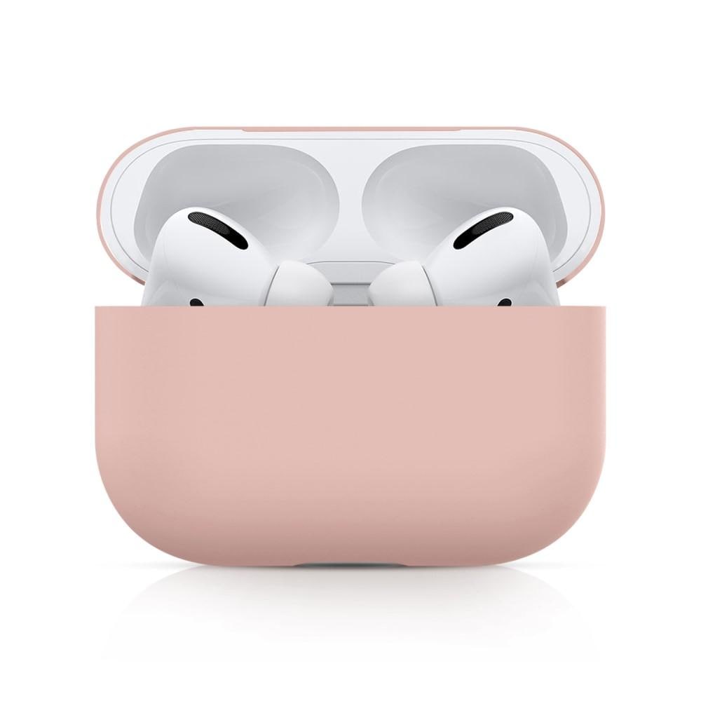 AirPods Pro Tunt silikonskal, ljusrosa