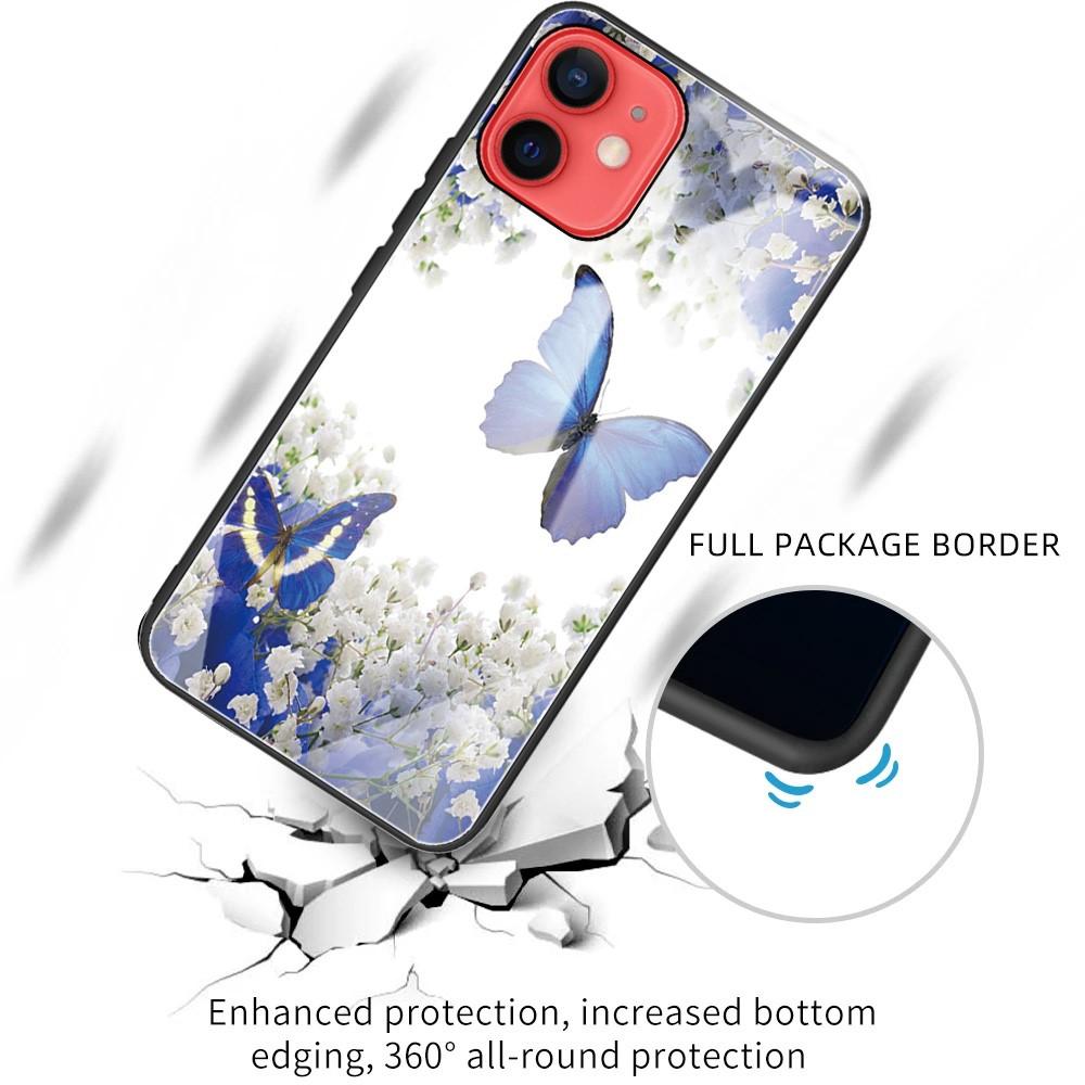 Apple iPhone 11 Mobilskal med baksida av glas, Flerfärgad/Mönster
