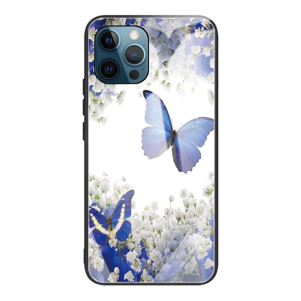 iPhone 12/iPhone 12 Pro Mobilskal med baksida av glas, Flerfärgad/Mönster
