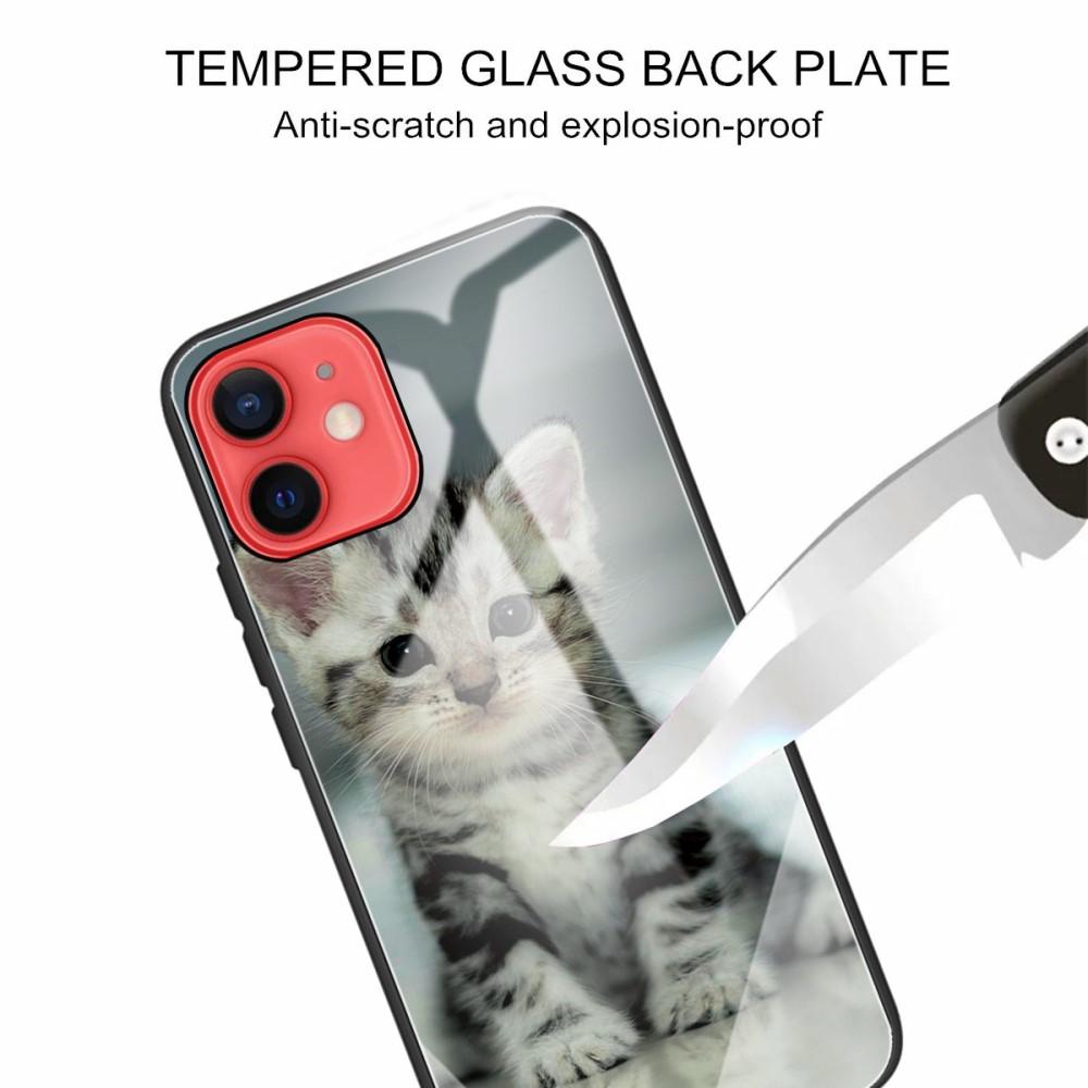 Apple iPhone 12 Mini Mobilskal med baksida av glas, Flerfärgad/Mönster