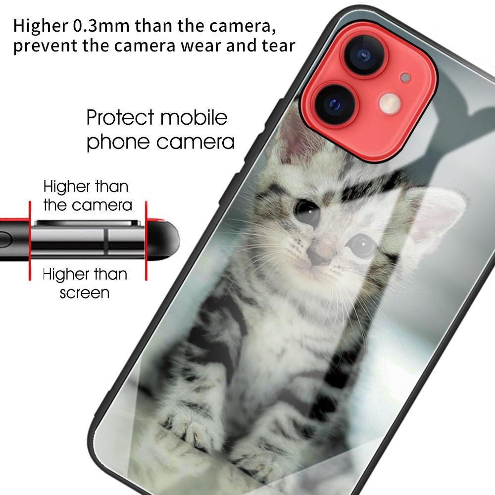 Apple iPhone 12 Mini Mobilskal med baksida av glas, Flerfärgad/Mönster