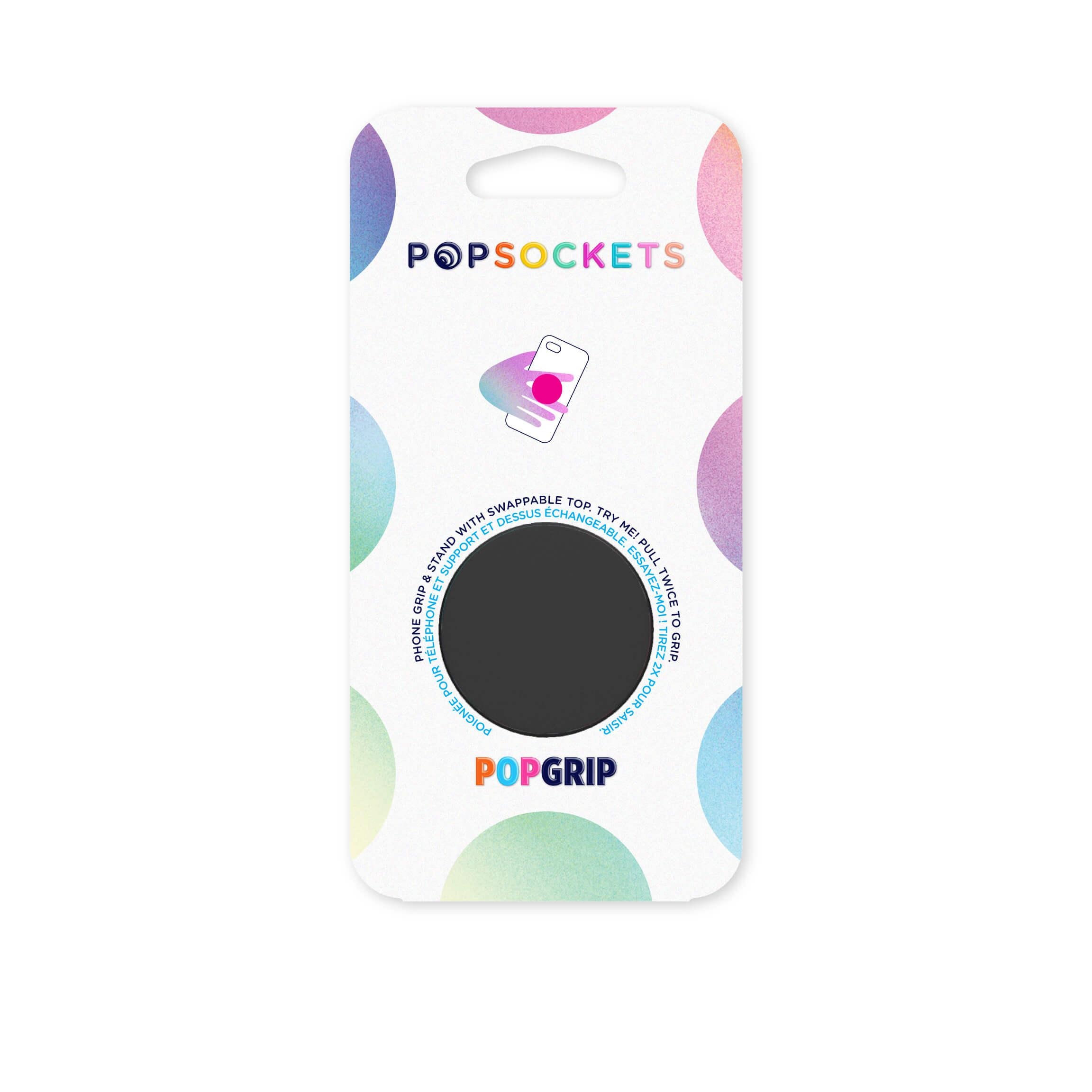 PopGrip Mobilhållare / ställ med avtagbar top, svart